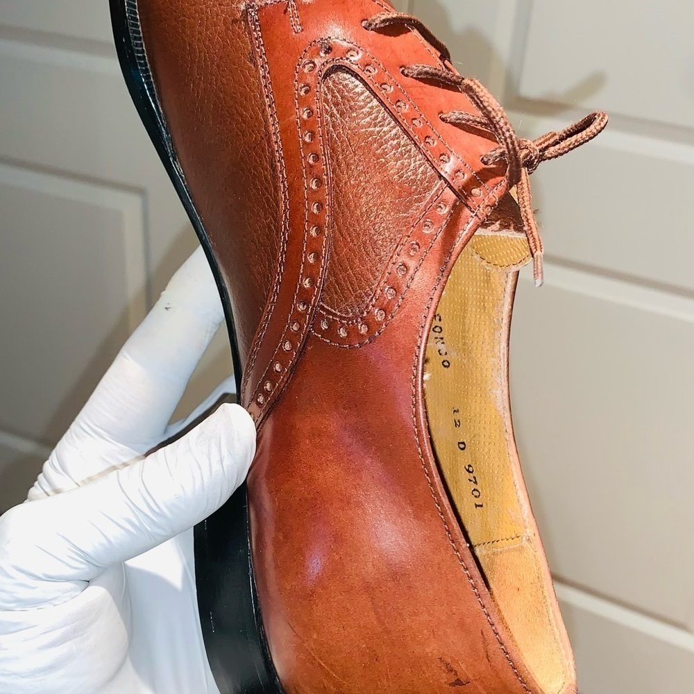 Giorgio Brutini Cap Toe Leather Oxfords. - Picture 10 of 15